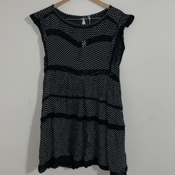 Free People retro kitty y2k 90s mini dress small - Picture 1 of 7